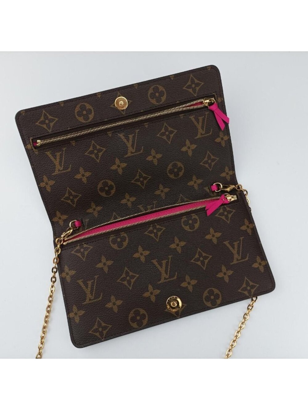 Louis Vuitton Pochette Wickendo Monogram Brown Multicolor Canvas Pouch - Picture 13 of 15